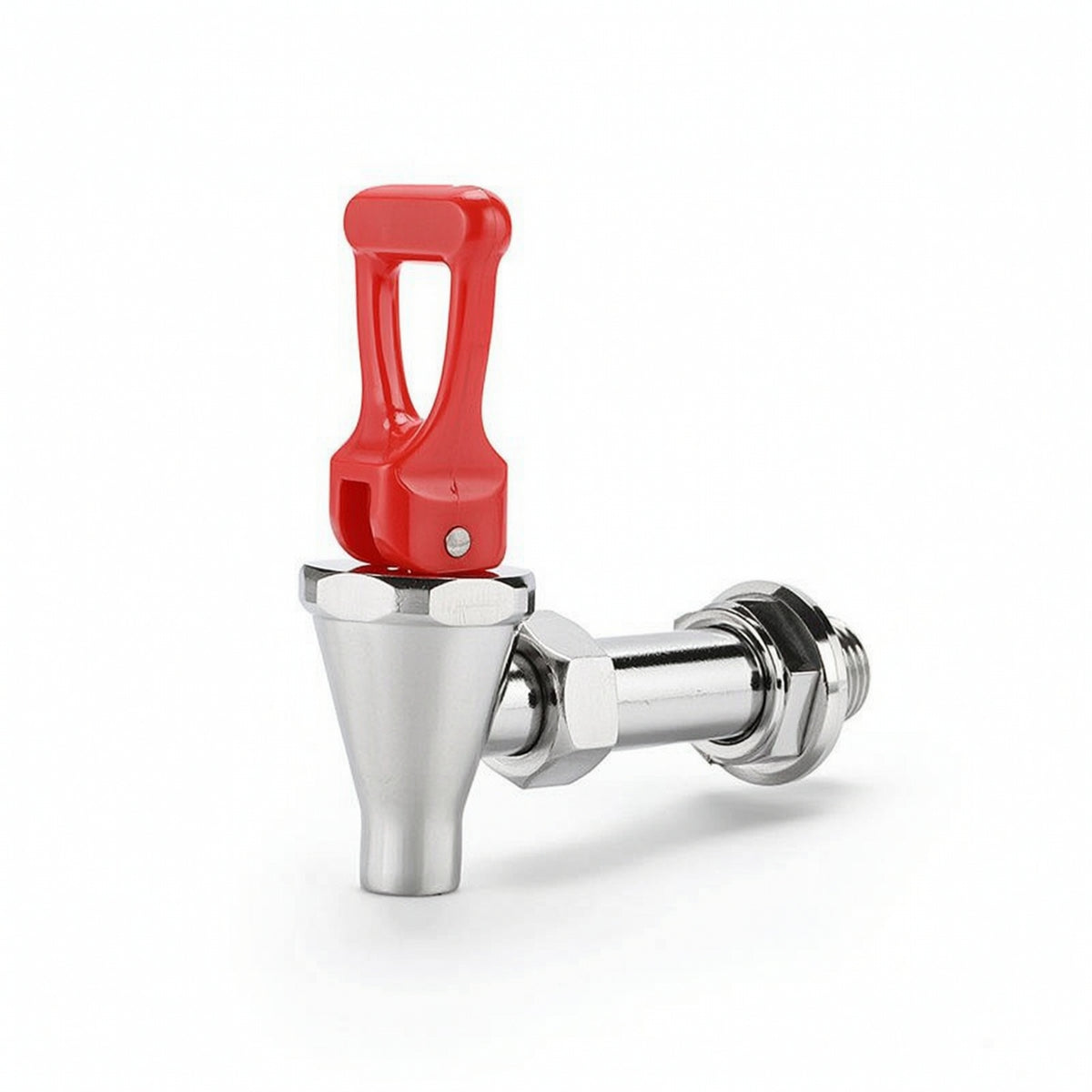 Polished Hot-Water Dispenser Faucet Long-Lasting Dispenser Tap with Lever Handle Compact Water Spigot Reusable for Beverage Dispensers