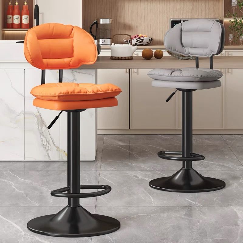 Modern Swivel Bar Stool with Adjustable Height