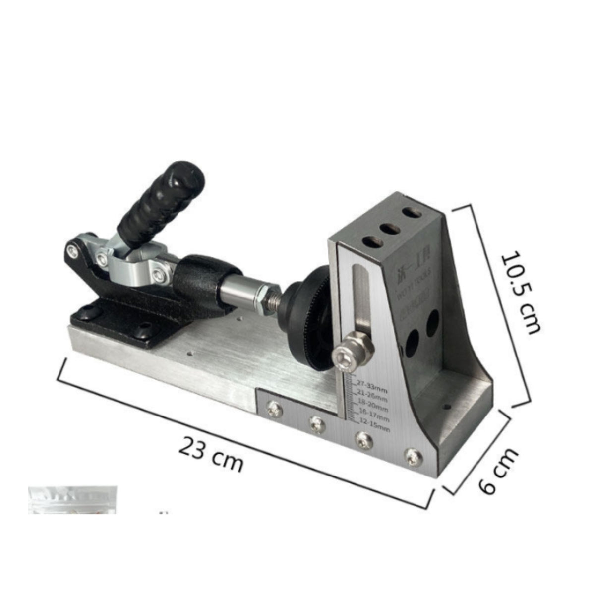 Pocket Hole Drilling Jig Long-Lasting Wood Pocket Hole Jig Aluminum Alloy Build