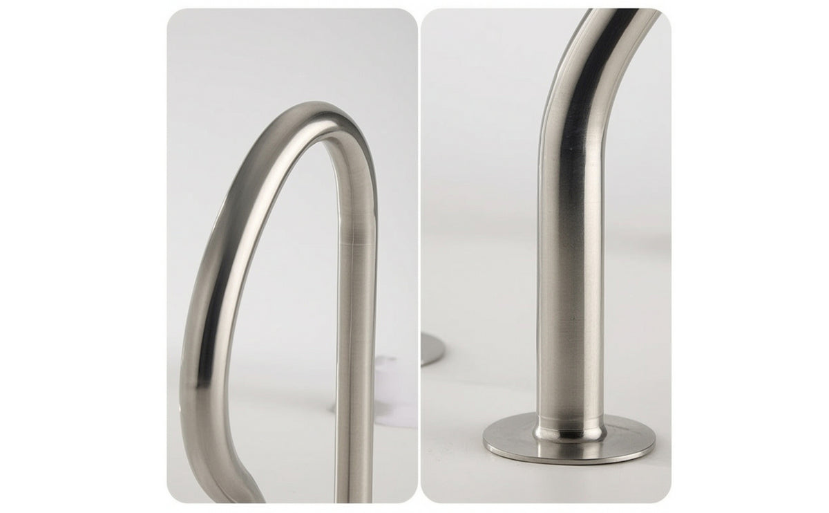 2 Pieces Rustproof Swimming Pool Handrail Inground Pool Handrail Corrosion-Resistant Grab Bar Easy to Install for Swimmers, Hotel Operators