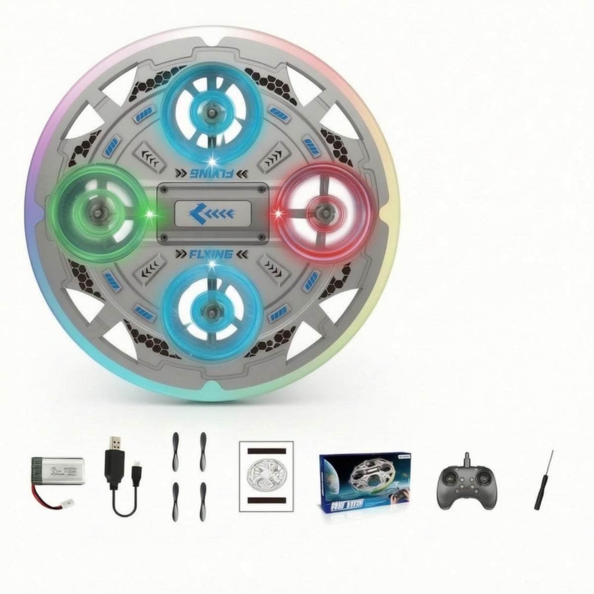 2.4G RC Quadcopter Beginner Friendly RC Drone with Controller Compact for Home