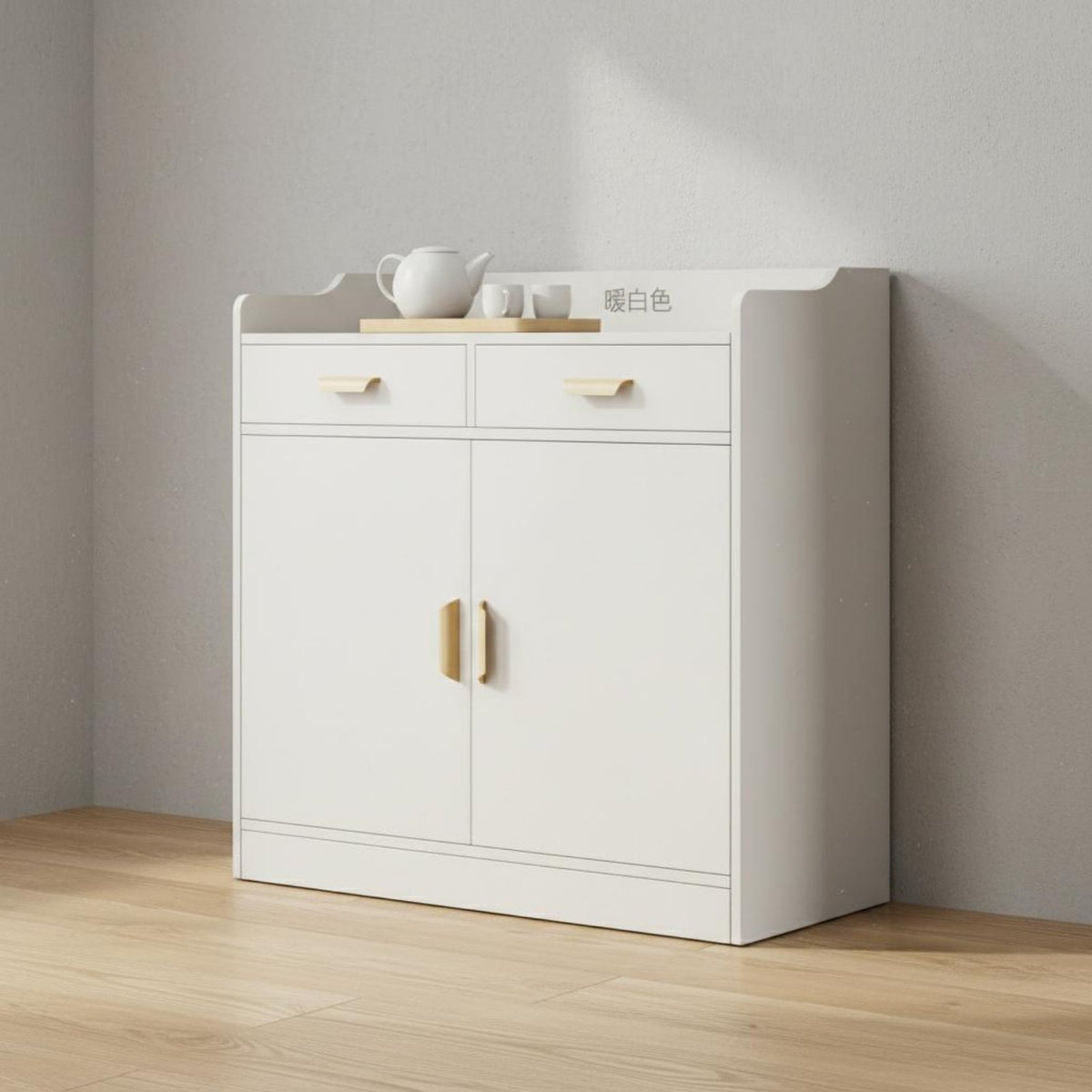 Dining Room Storage Cabinet Multifunctional Sideboard Buffet Cabinet Large Capacity Organization Furniture Raised Countertop Fence Elevated Base Suitable for Apartment Dwellers Renters Hallway Kitchen Dining Room