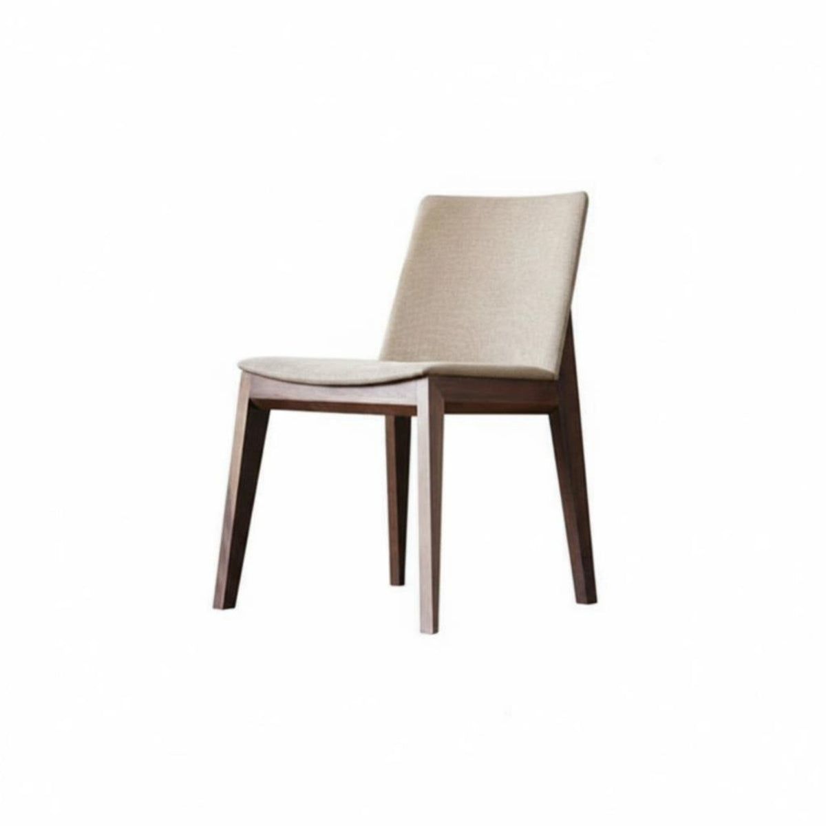 Upholstered Slopingsupport Chair Nordic Design Upholstered Side Chair Ergonomic Spinerest Stable Legs for Adults, Hotel