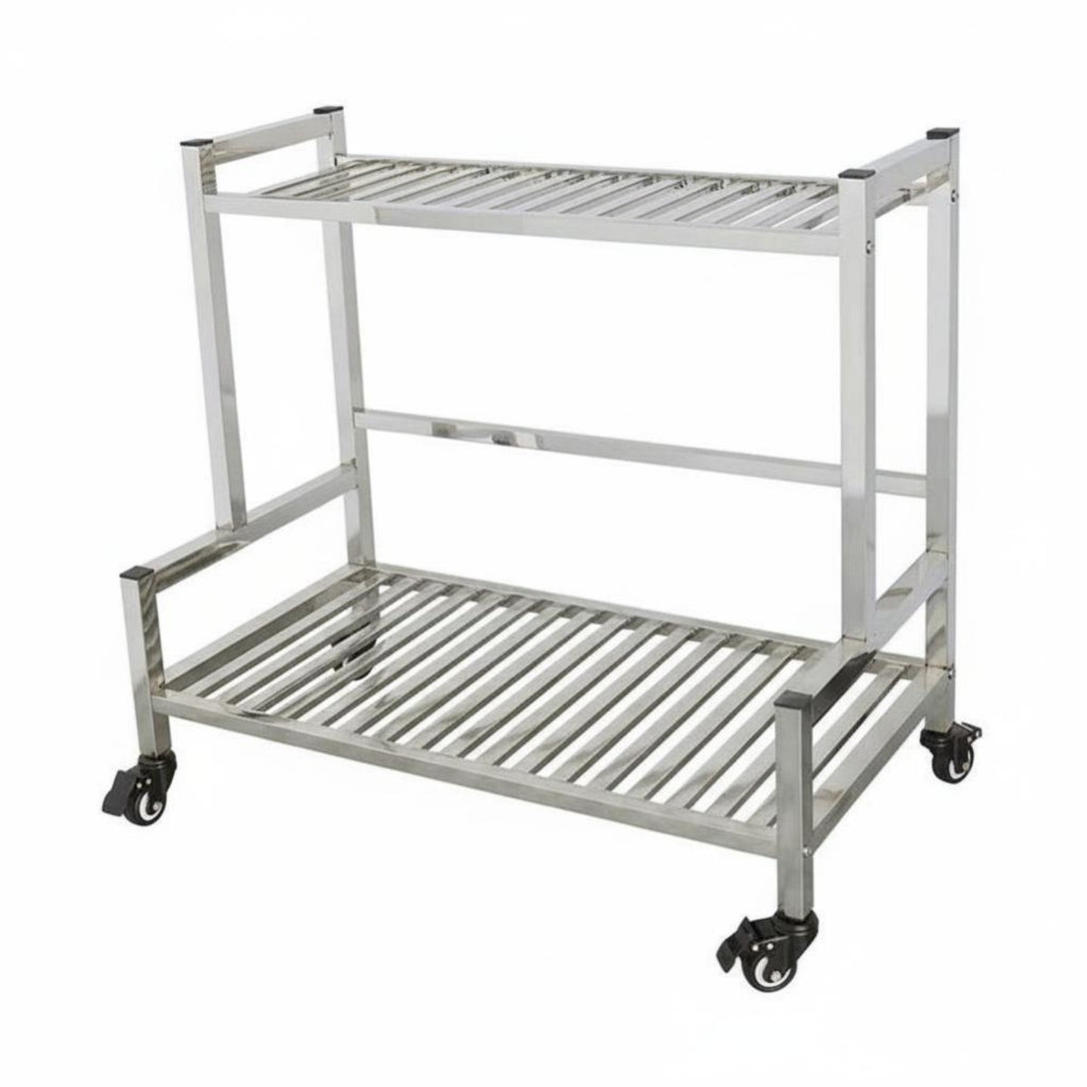 Multi-Tier Flower Trolley Indoor/outdoor Use Tiered Planter Trolley for Balcony