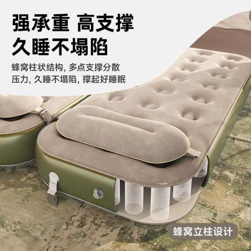 户外自动充气床垫野营气垫床打地铺家用加厚防潮双人沙发可厂家
