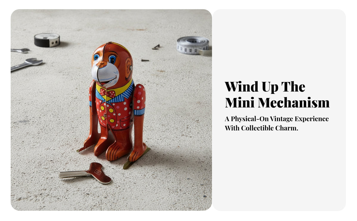 Retro Tumbling Monkey Toy