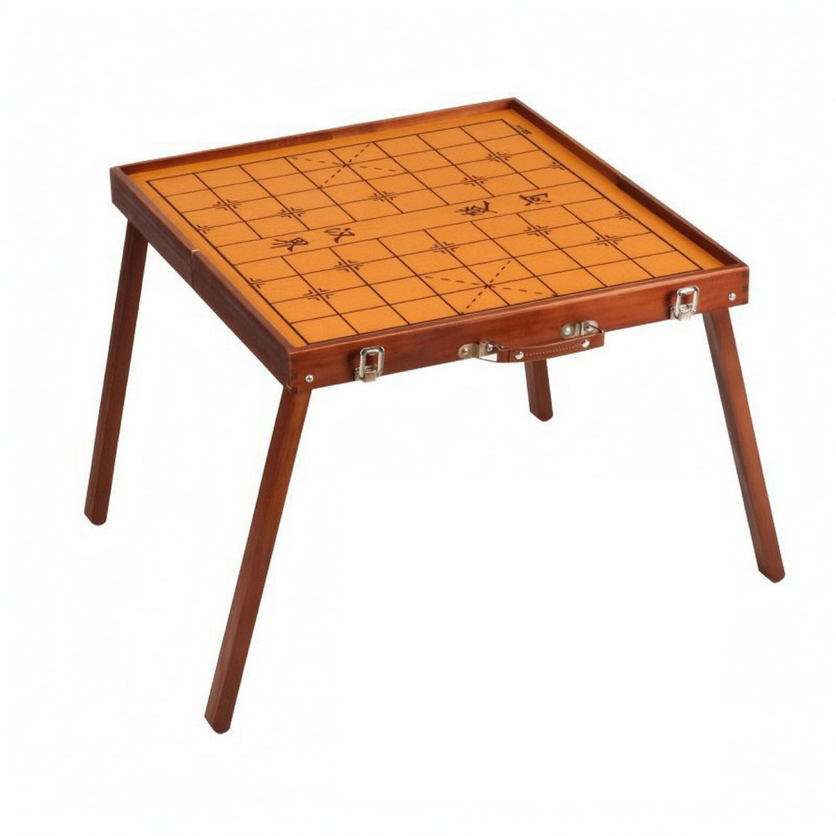 Chinese Chess Table Carrying Handle Xiangiqi Set Metal Latch