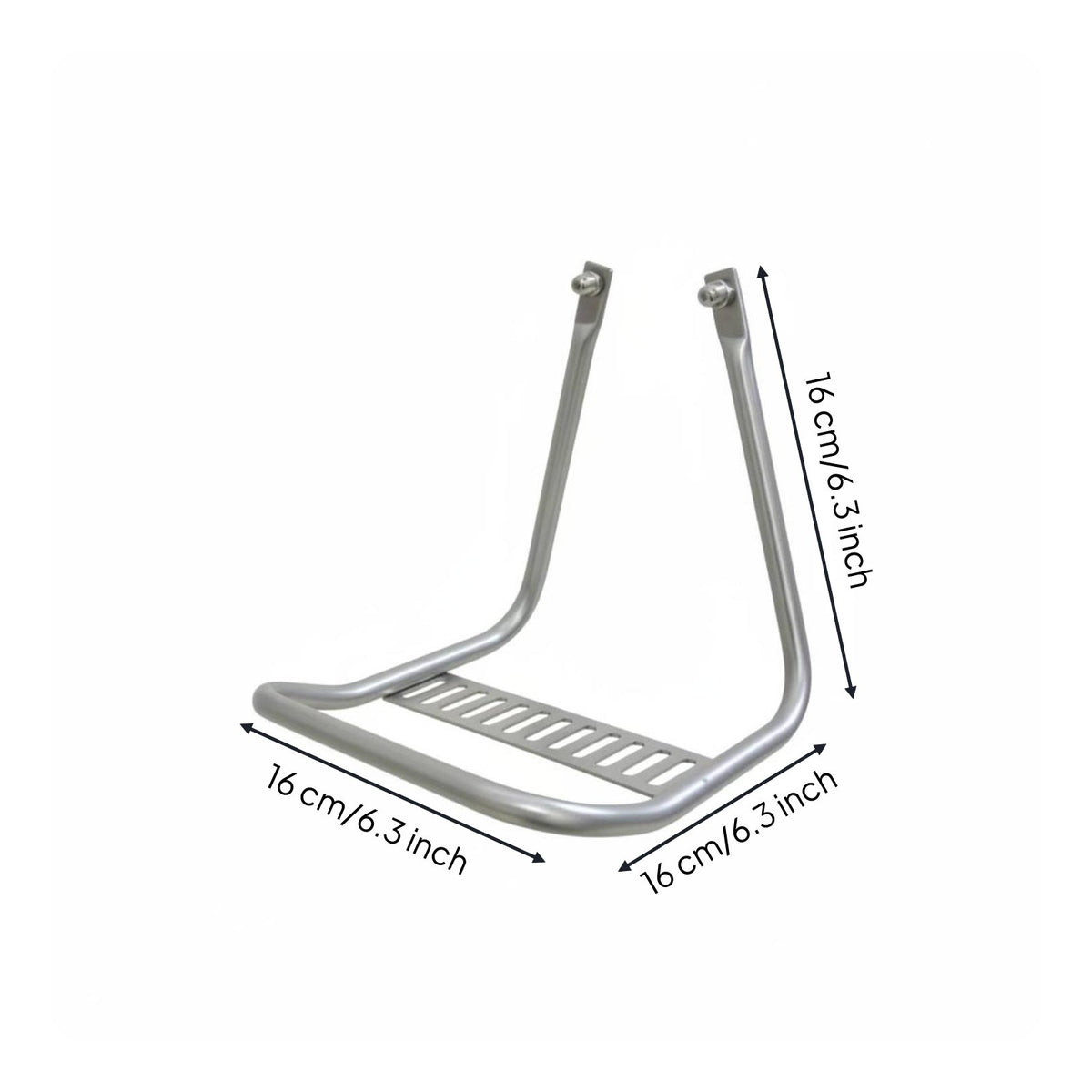 Cycle Front Rack Easy Installation Front Bike Cargo Rack Detachable