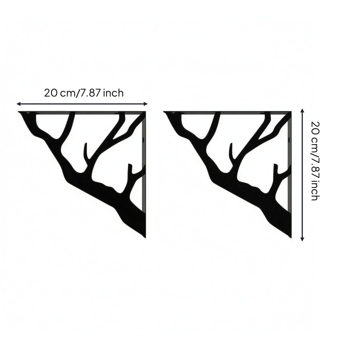 Decorative Shelf Support Bracket Rectangular Frame Wall Shelf Support Bracket