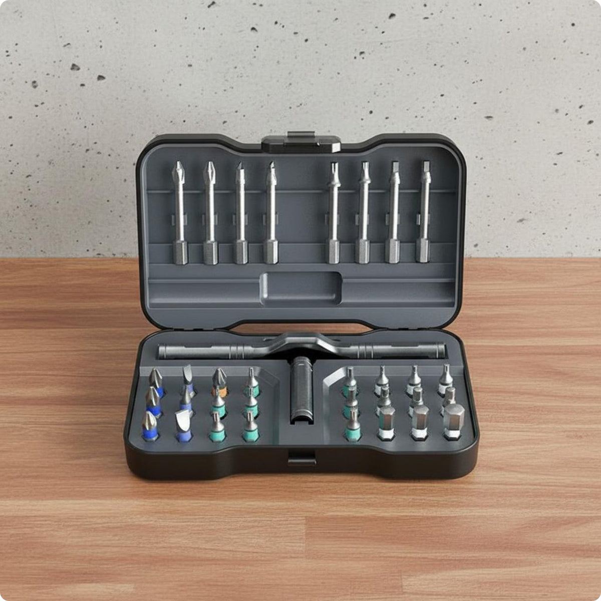 24 Pieces 24 in 1 Screwdriver Kit Detachable Handle Precision Repair Tool Kit