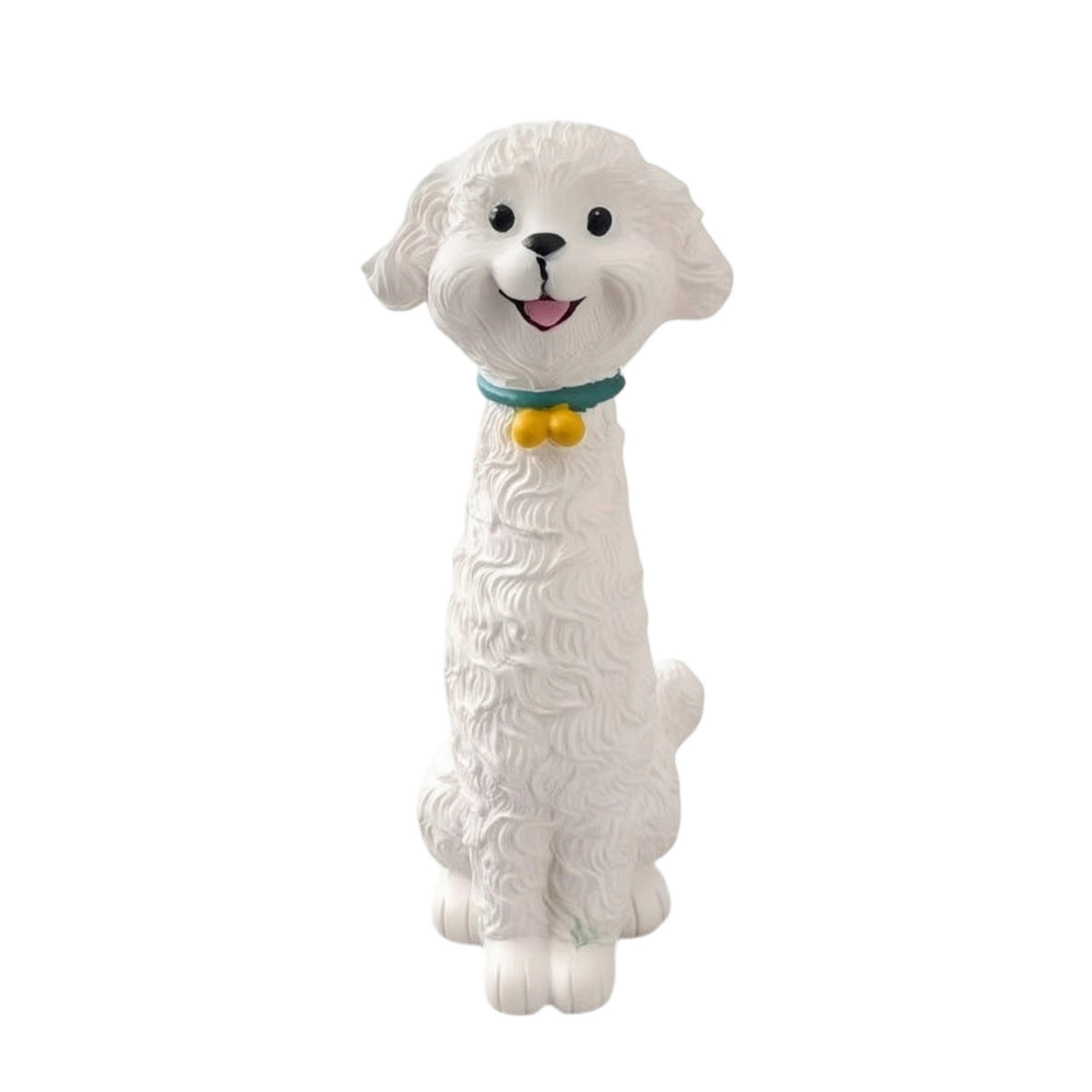 Dog-Shaped Vase Slim Figurine Playful for Desk