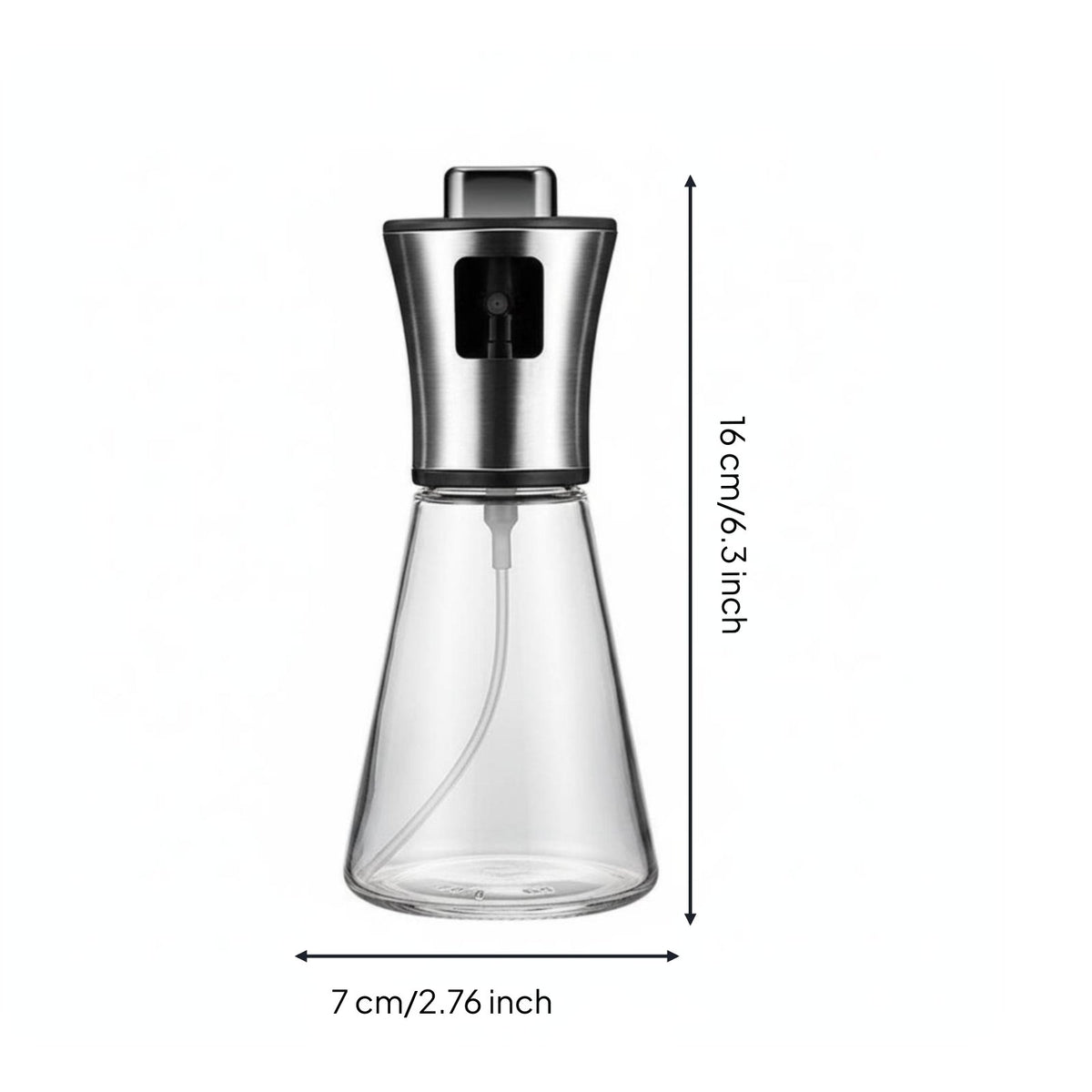 Press-Type Oil Spraying Bottle Leak Resistant Oil Spray Bottle Kitchen Gadget for Barbecue, Salad Making