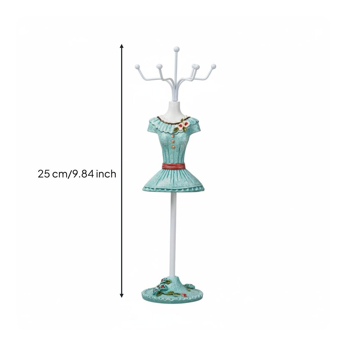 Mannequin Jewelry Stand Resin Material Lady Model Earring Rack Decorative