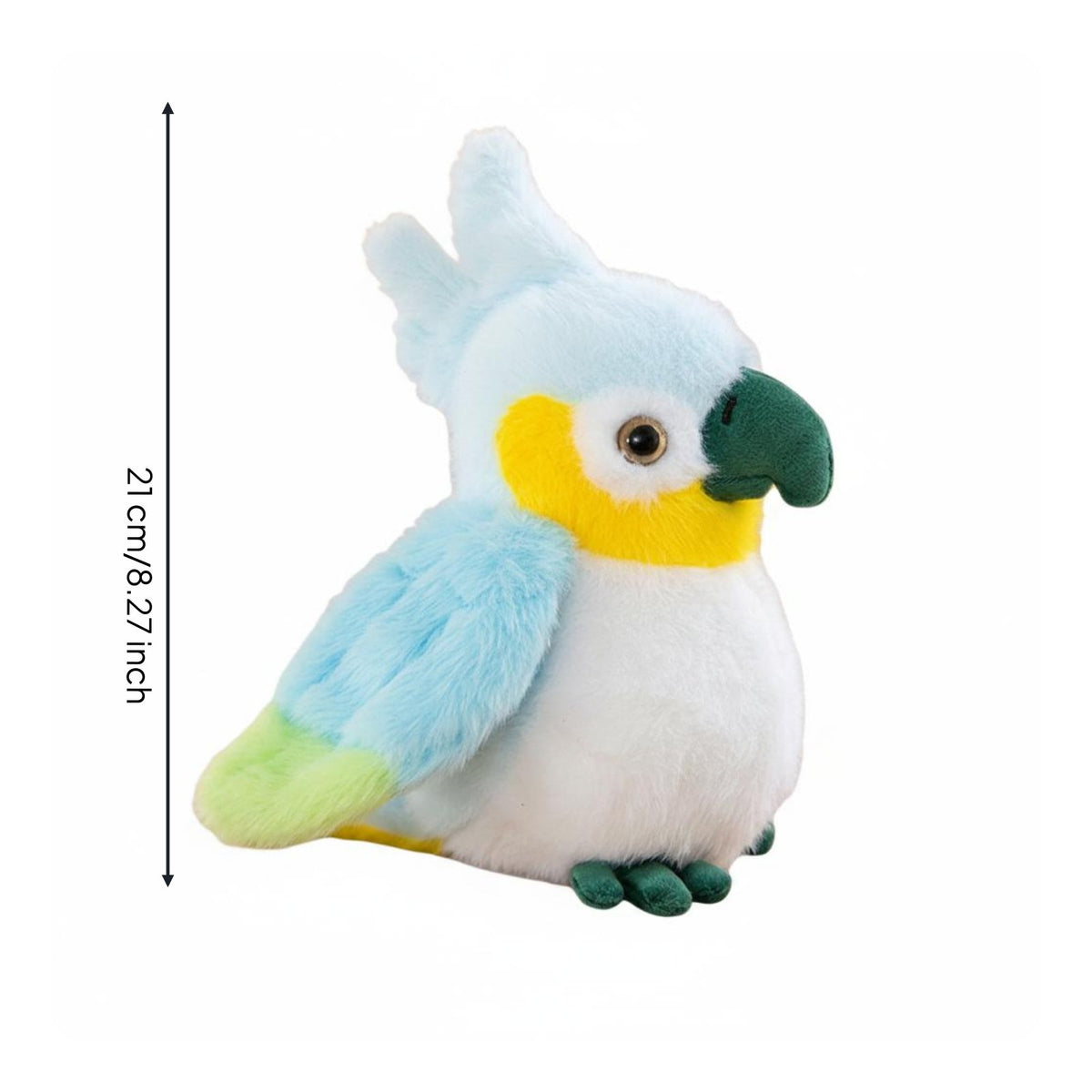 Parrot Stuffed Toy Gift Idea Parrot Stuffed Cute Decor for Desk