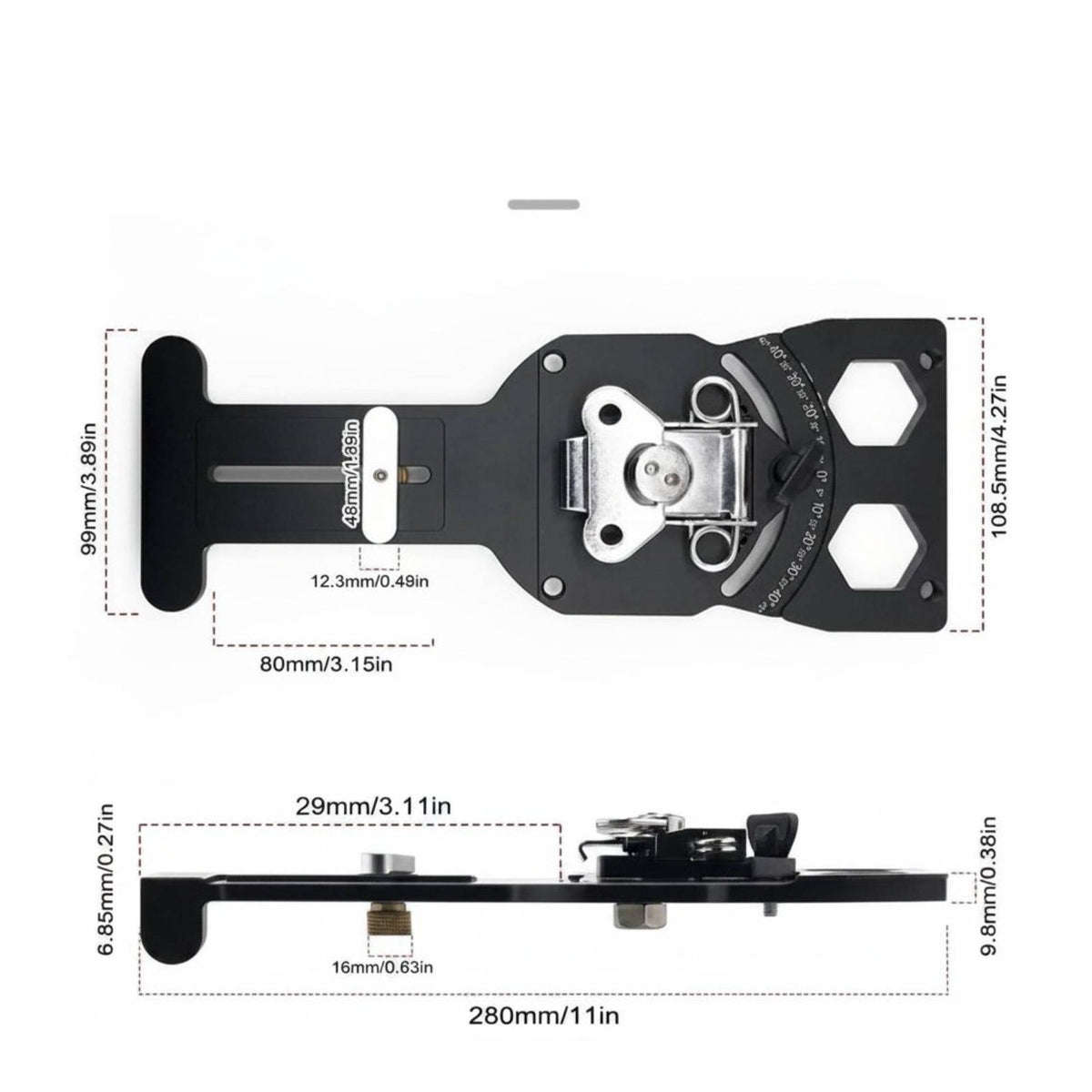 Track Guide Rail Square Wear-Resistant Guide Rail Square Stable Side Bracket