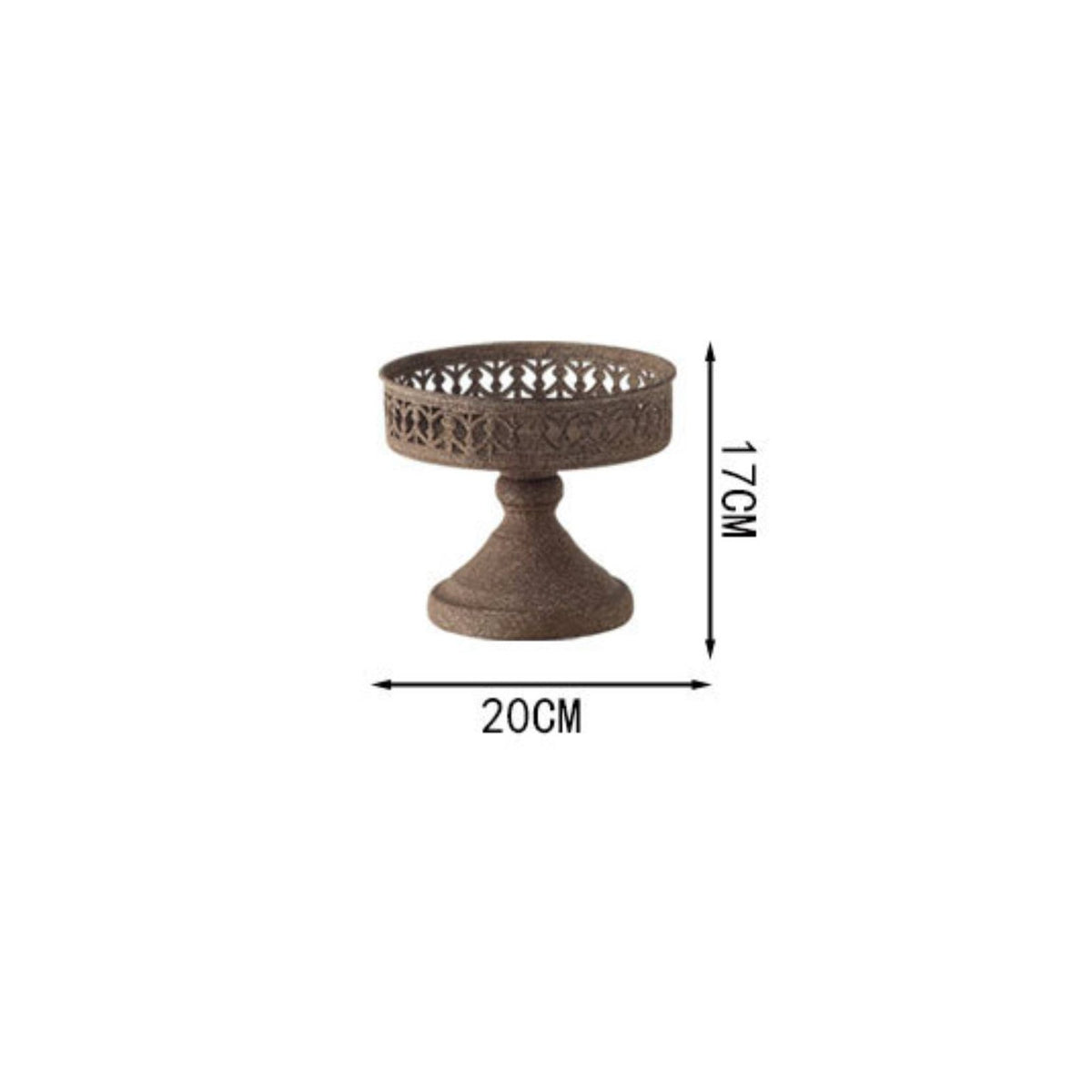Vintage Pedestal Plant Stand Ornate Cutout Design Antique Design Flower Pot Base