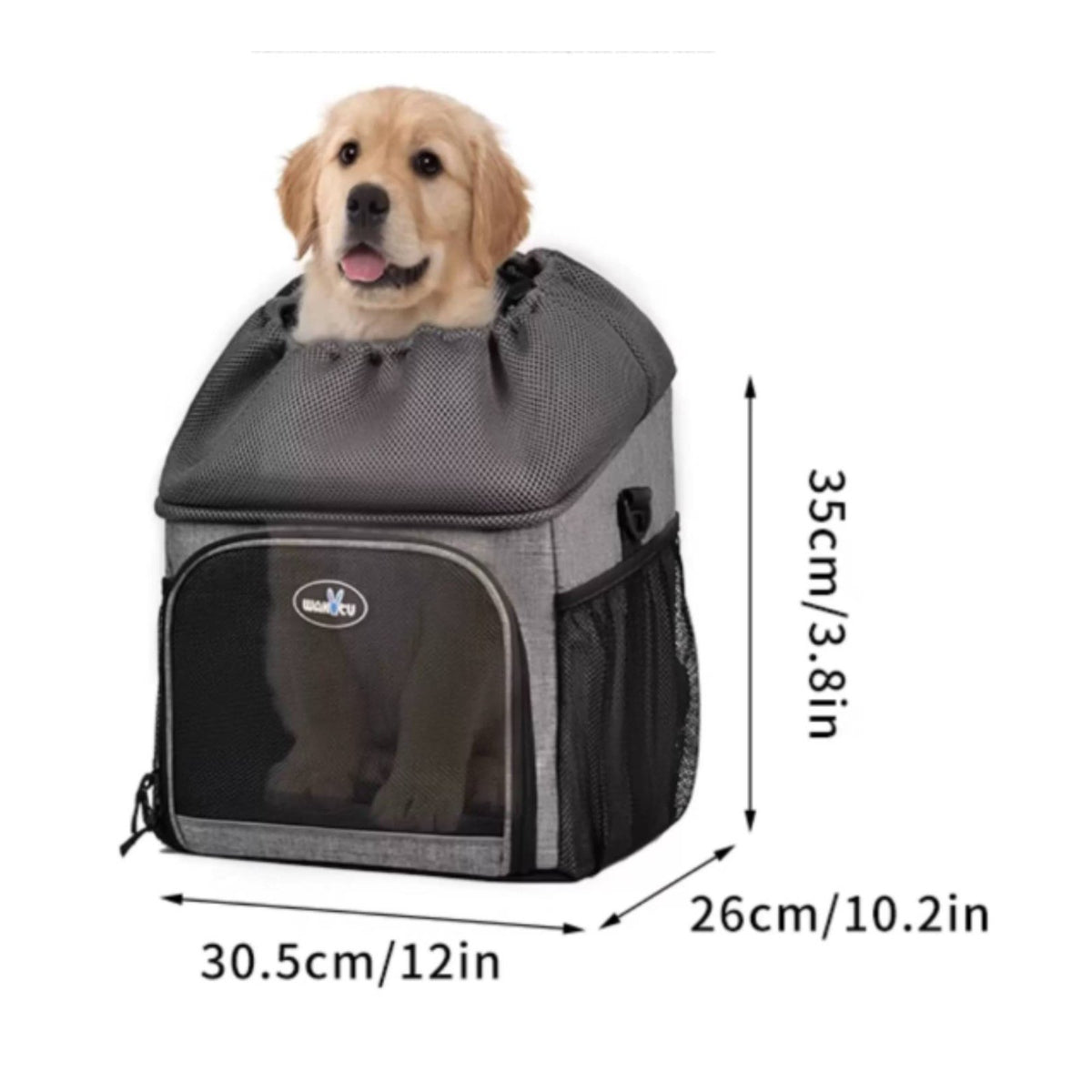 Feline Dog Bike Carrier Easy to Install Cycle Pet Bag Padded Straps for Cycling