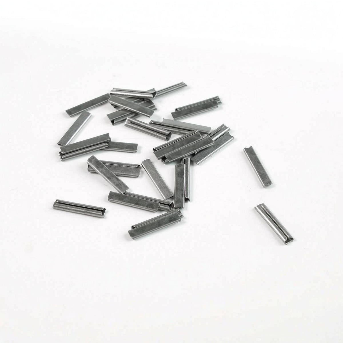10 Pieces Metal Railway Track Connector Strip Narrow Model Train Track Connector Silver