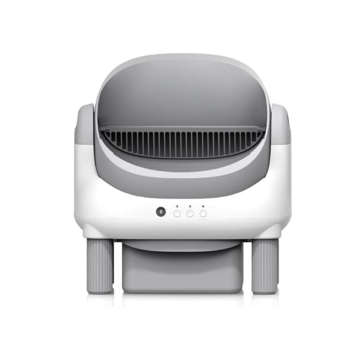 Open-Top Automatic Litter Box Electric Self-Cleaning Cat Litter Box Pet Supply Handsunattended Low Maintenance for Indoor