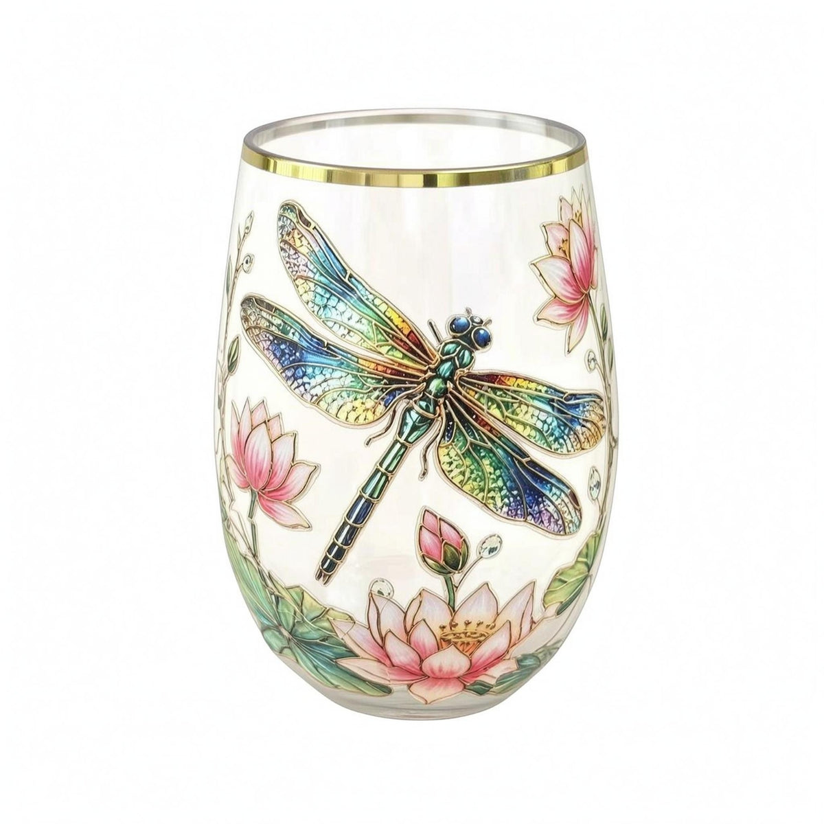 Decorative Glass Tumbler Embossed Look Drinkware Transparent