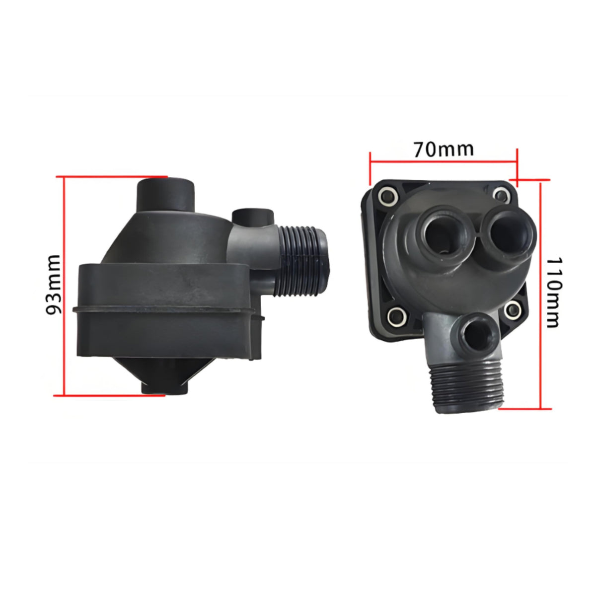 Replacement Tire Changer Valve Rapid Valve with Quick-Connect Fittings Heavy-Duty Machine Part Universal for Mechanics, Garage