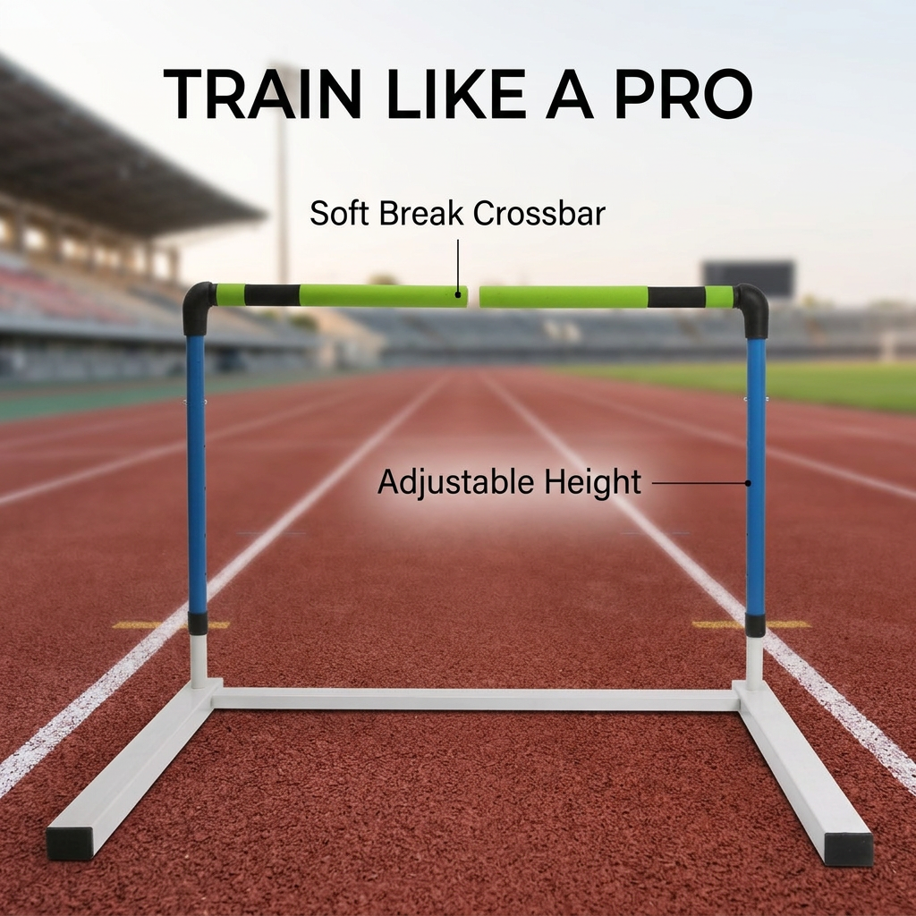 Adjustable Agility Hurdles Pack, Training Hurdles for Speed Training, Indoor Outdoor Agility Hurdles, Footwork Coordination Agility Hurdles
