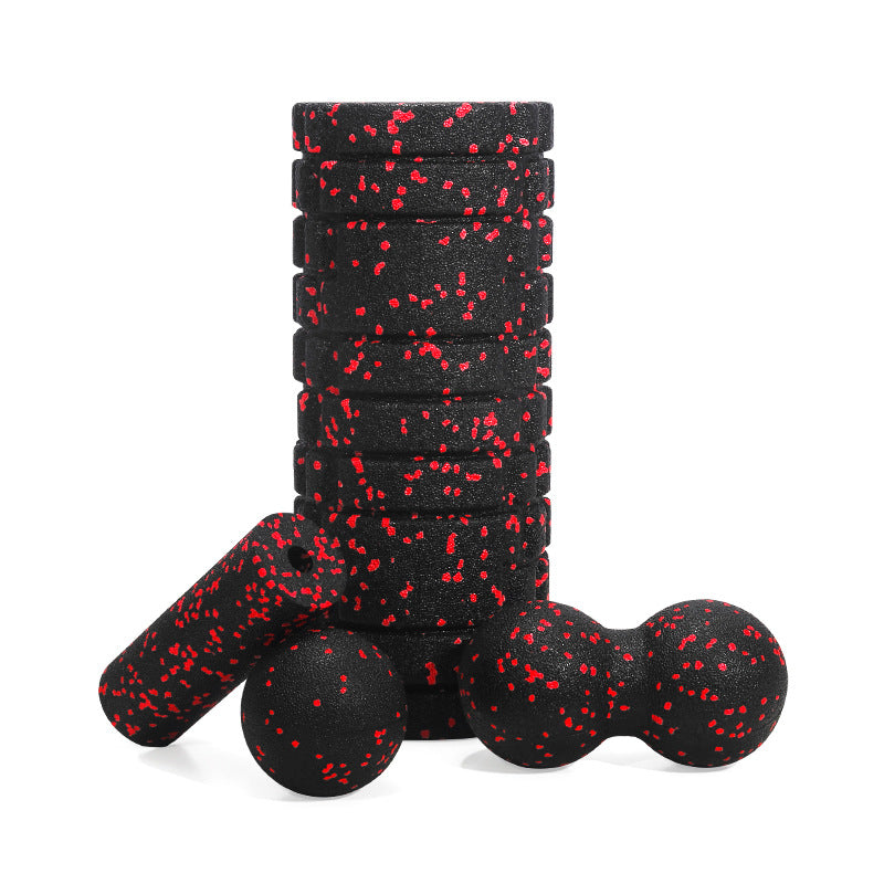 High-Density EPP Foam Roller & Peanut Ball Set for Yoga, Fitness, and Muscle Relaxation