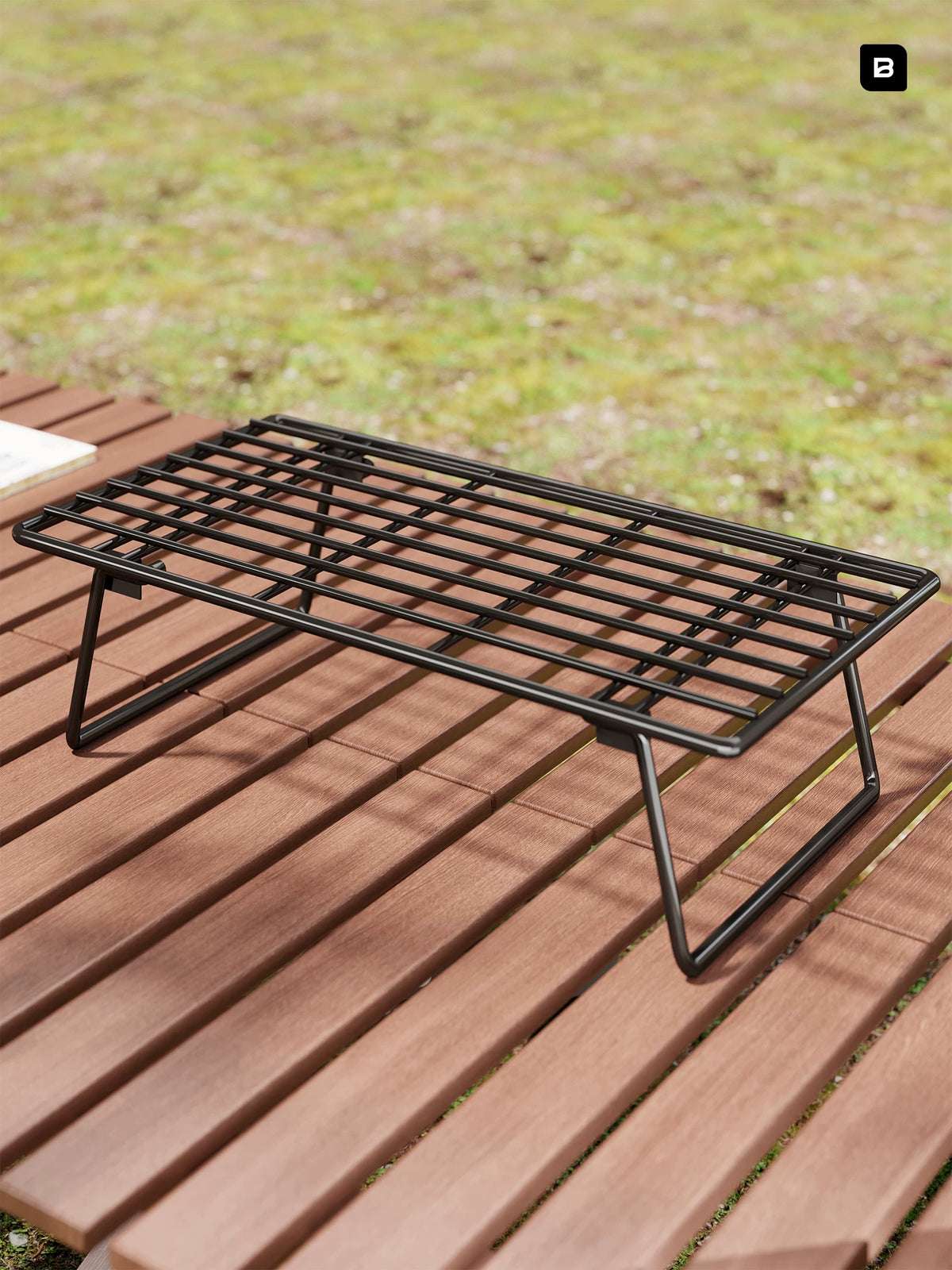 Portable Folding Camping Grill Stand Mini Stove Rack for Outdoor BBQ Picnic Cookware