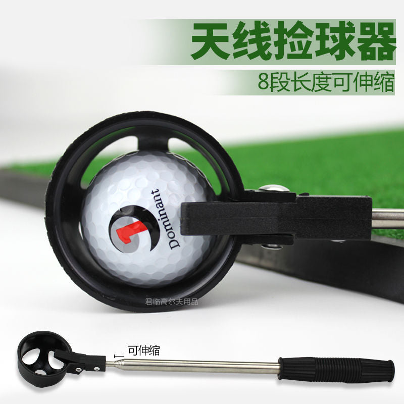 Golf Ball Retriever, 8-Section Telescopic Stainless Steel, 2m Extendable