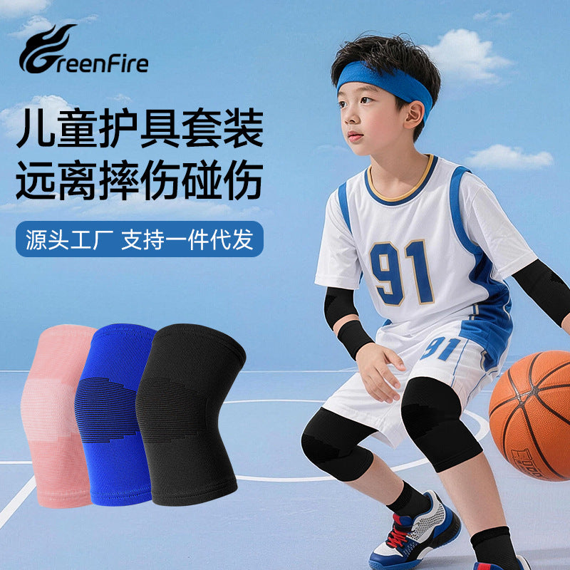 Kids' Protective Gear Set for Cycling, Running & Sports - Knee, Elbow, Wrist & Ankle Guards