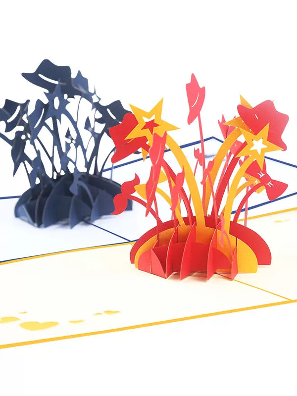 3D Pop-Up Father's Day Greeting Card with Envelope, Creative Gift for Dad's Birthday
