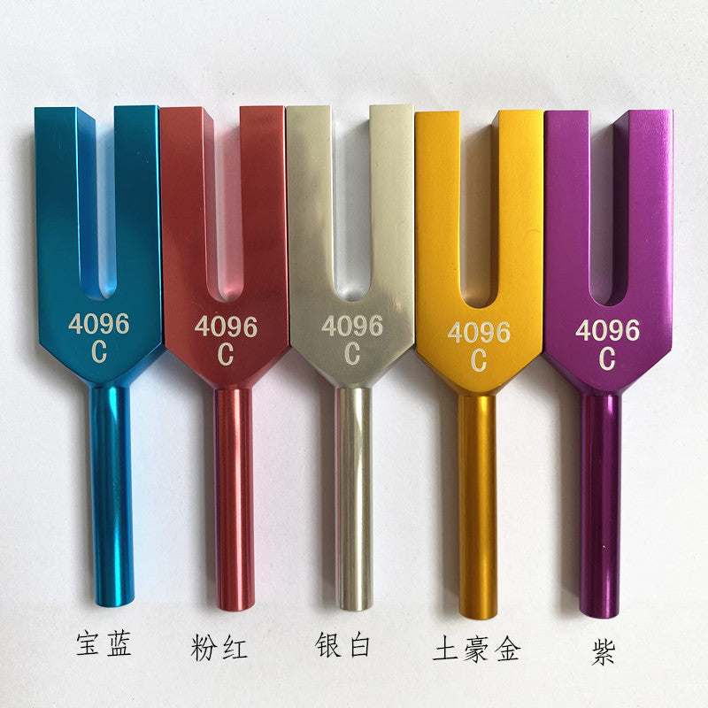 4096Hz Aluminum Alloy Tuning Fork Set for Healing and Sound Therapy