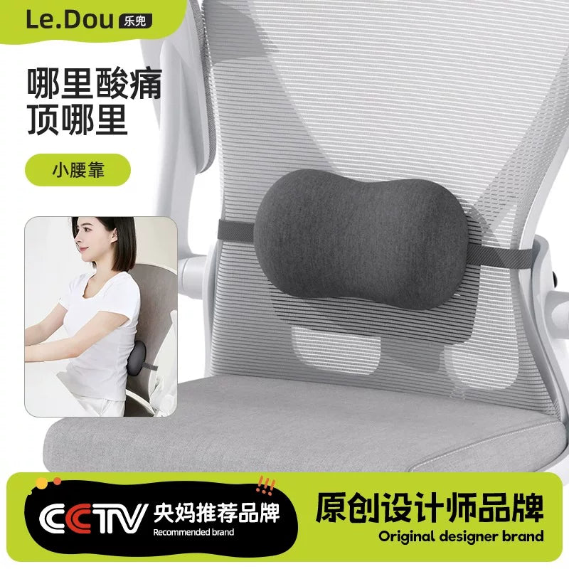 Ergonomic Lumbar Support Pillow for Office Chair Car Seat Back Pain Relief
