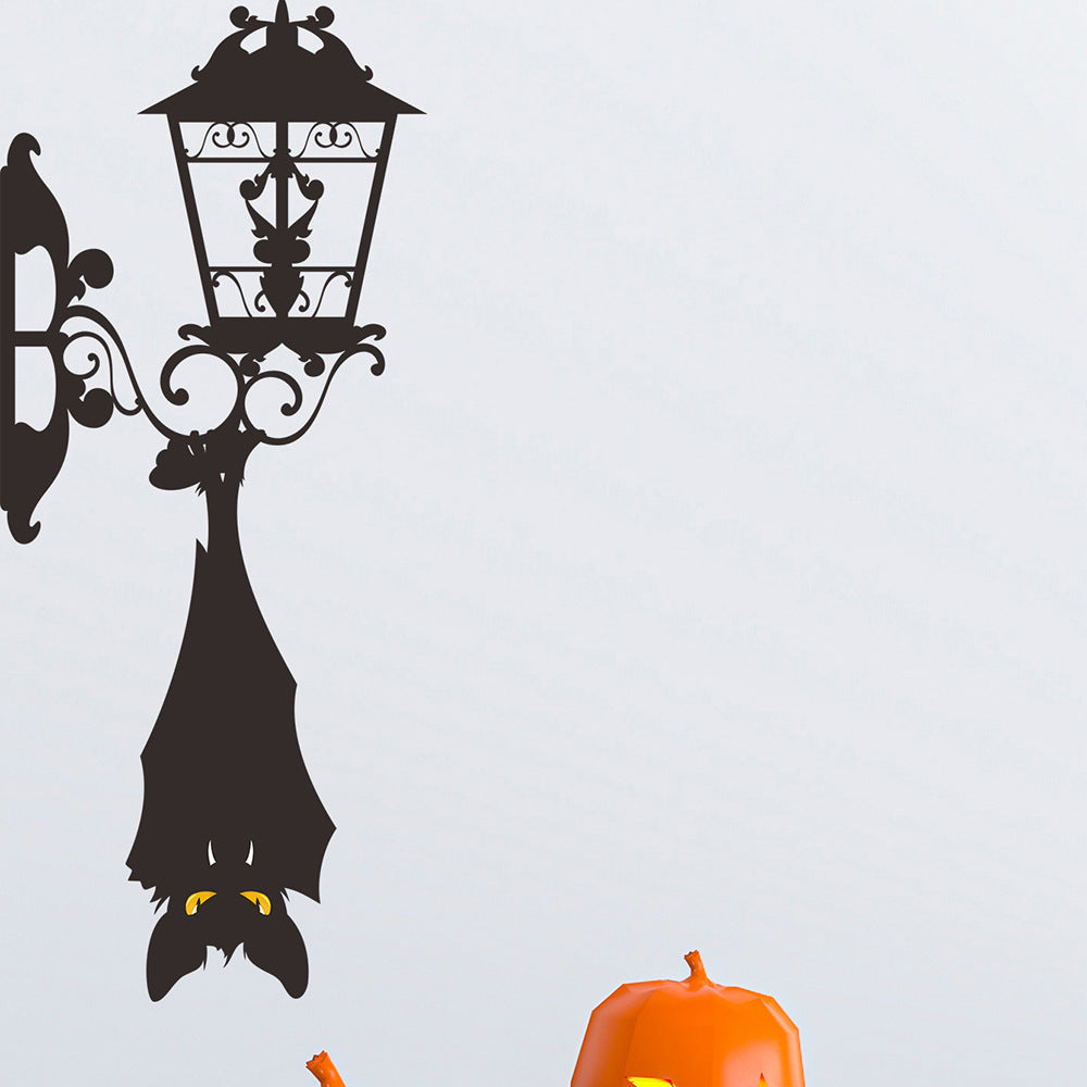 Halloween Creative Bat PVC Wall Decal for Bedroom Living Room Decoration