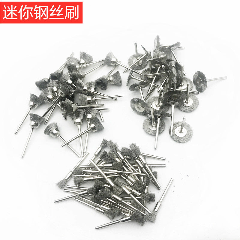 Mini Wire Brush Set for Rust Removal and Polishing