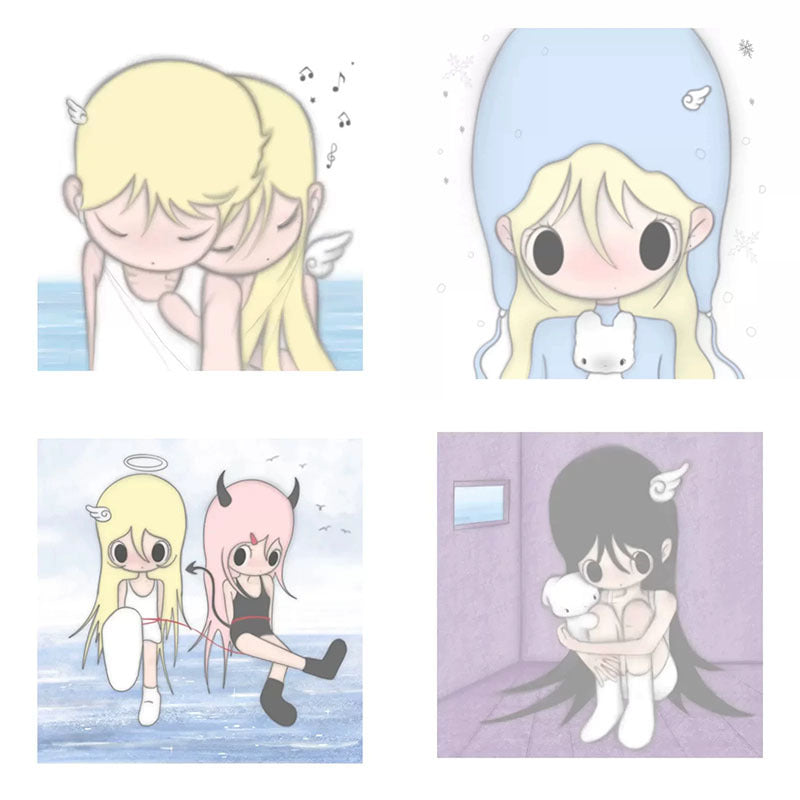 Cartoon Anime Wall Art Poster for Bedroom Decor