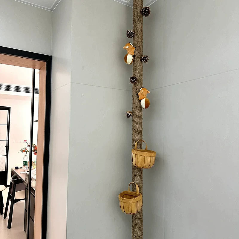 Decorative Hemp Rope Kit for Gas Pipes & Drain Hoses, DIY Cover for Kitchen & Balcony