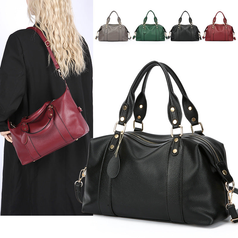 Women's Boston Bag Handbag Shoulder Crossbody Commuter Bag for Moms