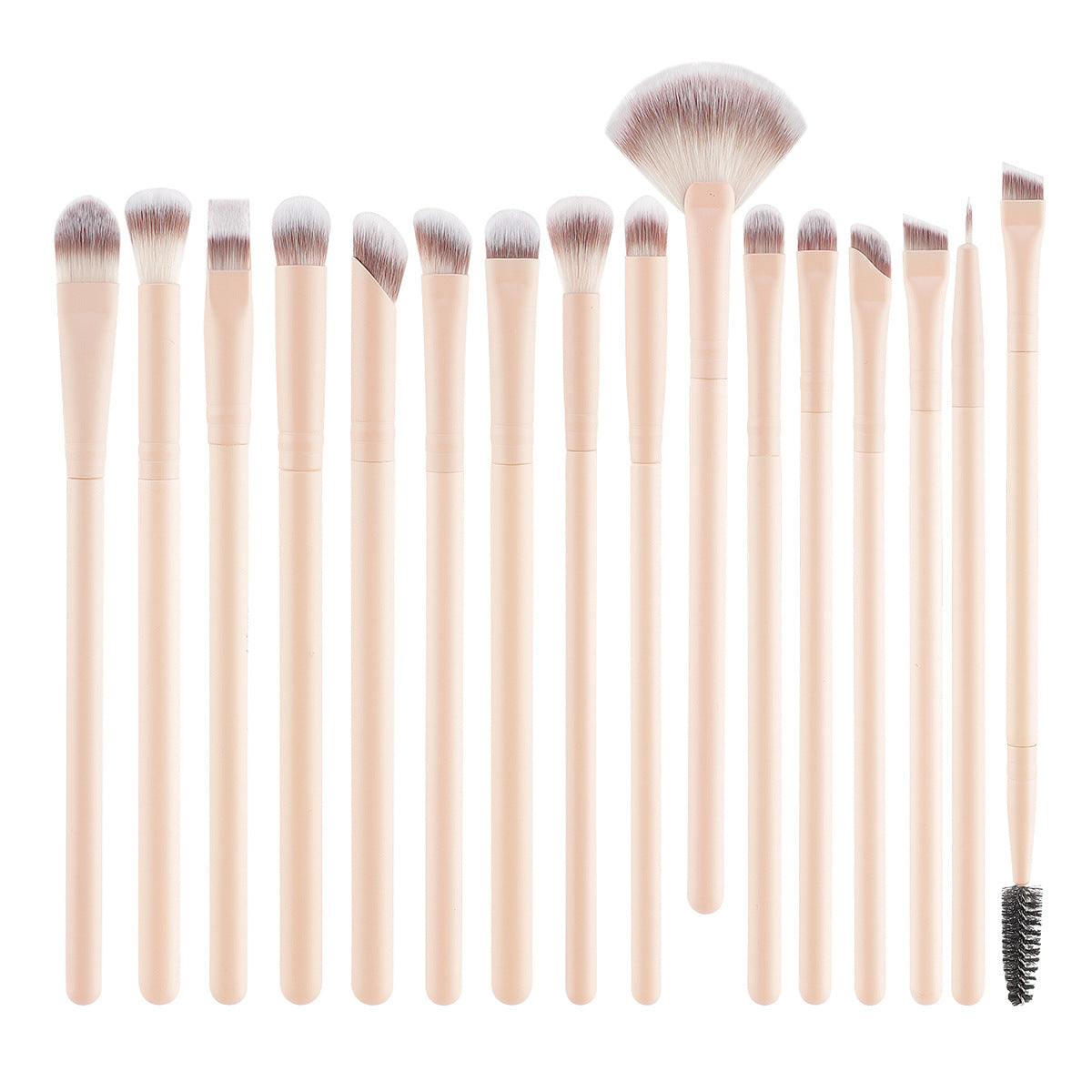 Premium Skin Tone Eye Makeup Brush Set - Concealer, Eyeshadow, Highlight, Detail Brushes