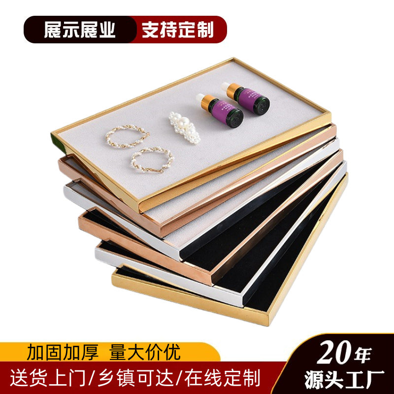 Stainless Steel Jewelry Display Tray for Necklaces and Bracelets