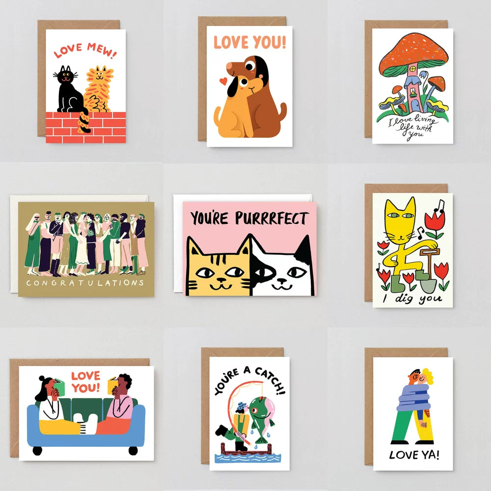 DearF 'I Love You' Valentine's Day Anniversary Greeting Card