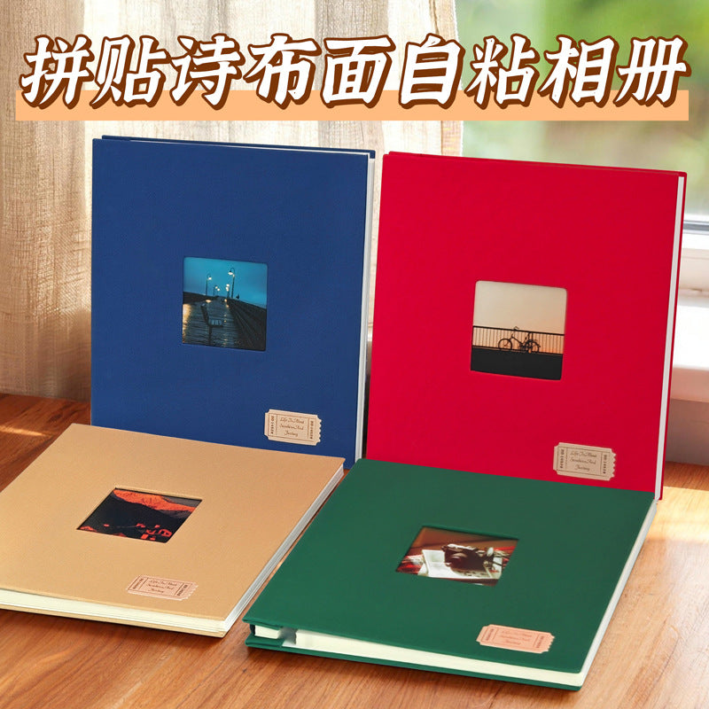 DIY Self-Adhesive Photo Album, Double-Sided Pages, 40 Pages, Scrapbook for Couples and Memories