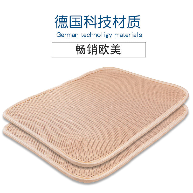 3D Honeycomb Breathable Cooling Pet Mat for Dogs, Thickened Chew-Resistant Summer Dog Bed