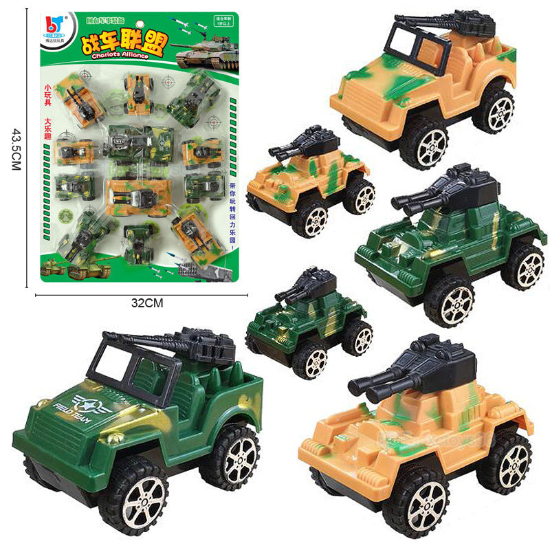 Mini Police Car Set Model Toy Cars Pocket Toy Set Small Car Gift Wholesale