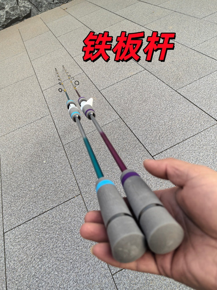 Carbon Fiber Jigging Rod 1.8m Slow Jigging Lure Rod ML Power Solid Tip Boat Fishing Rod