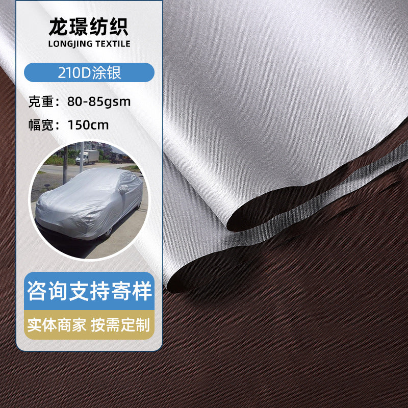 210D Waterproof Silver Coated Oxford Fabric for Outdoor Tents and Awnings