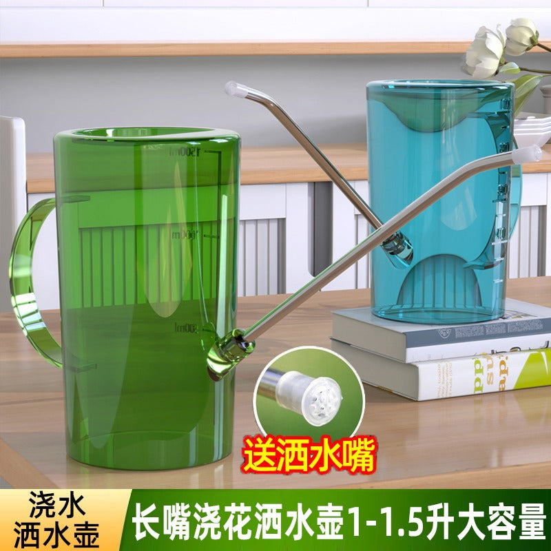 Stainless Steel Long Spout Watering Can for Indoor Outdoor Plants