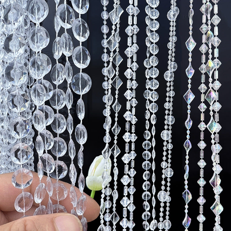 Acrylic Crystal Bead Garland for Wedding & Christmas Decor