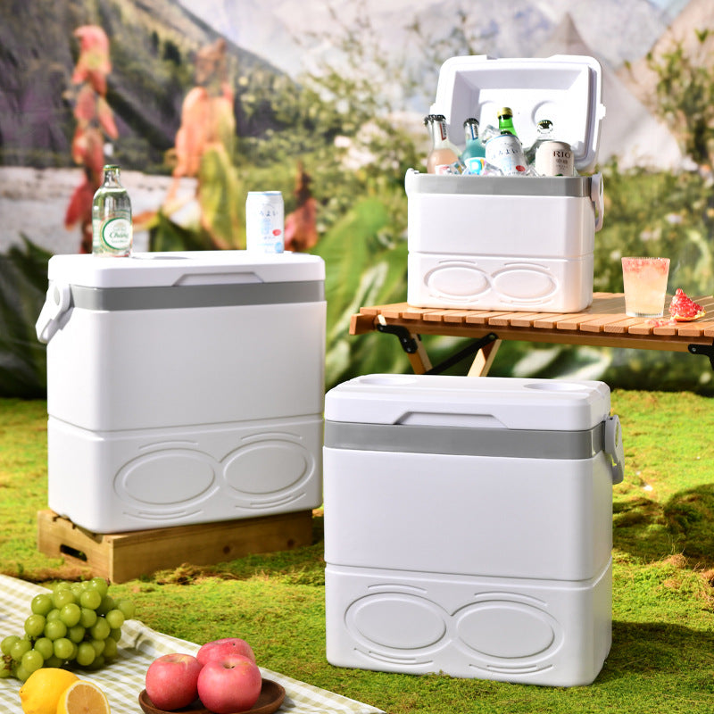 Portable Insulated Cooler Box for Outdoor Camping Fishing and Car Travel