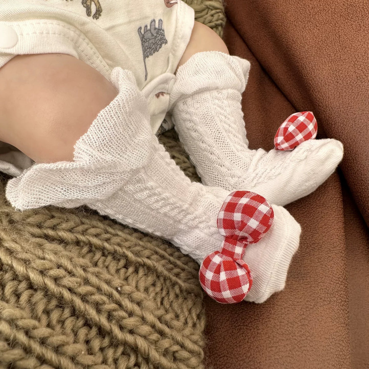 Newborn Baby Summer Thin Mesh Socks 0-3 Months Class A Boneless Breathable Cotton Socks